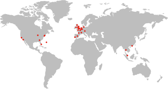 Hiscox world map